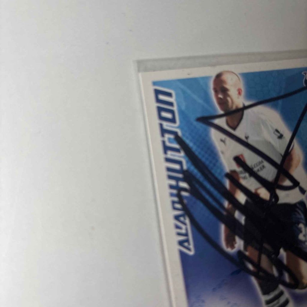 2008/09 Signed Topps Match Attax Trading Card - Alan Hutton, Tottenham Hotspur