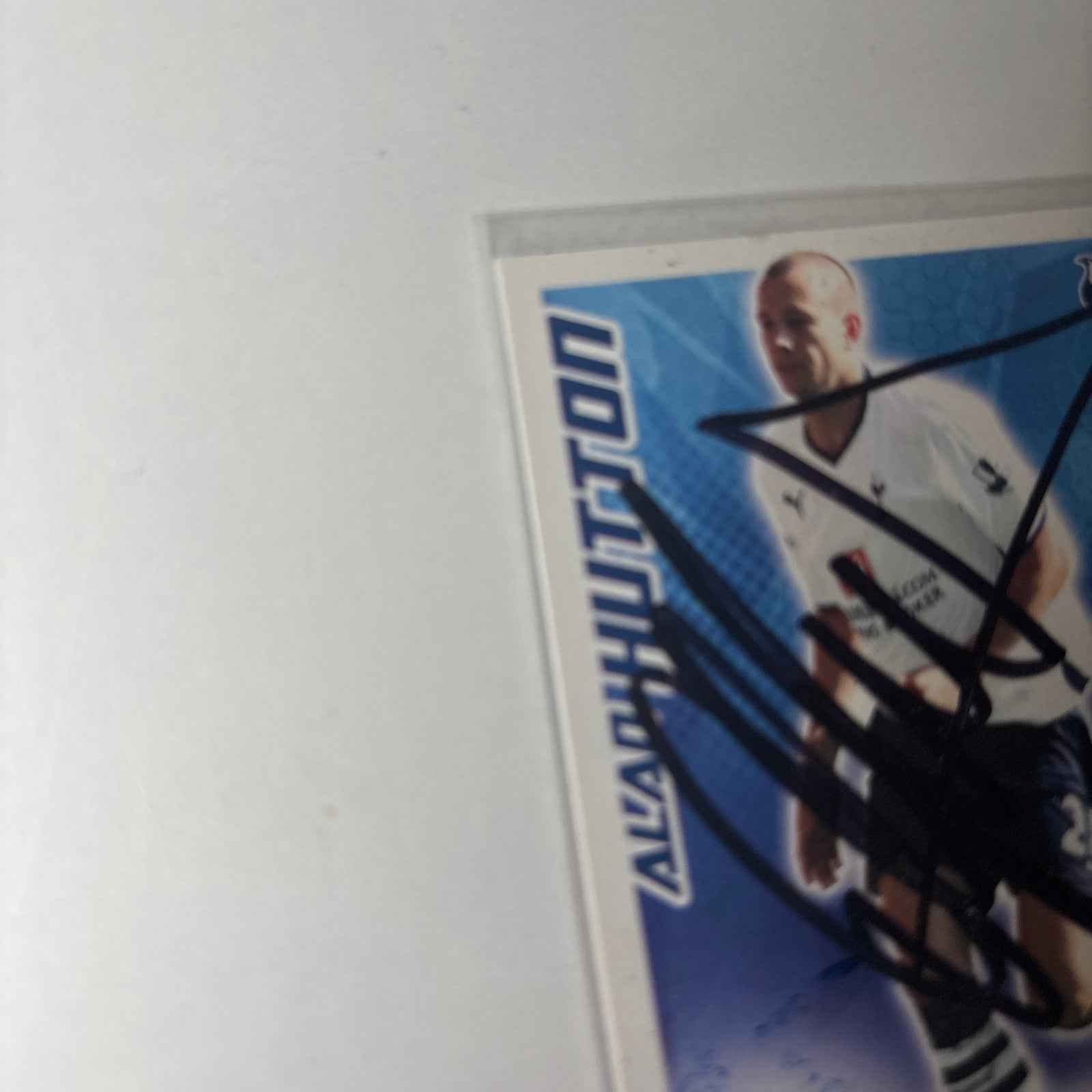 2008/09 Signed Topps Match Attax Trading Card - Alan Hutton, Tottenham Hotspur