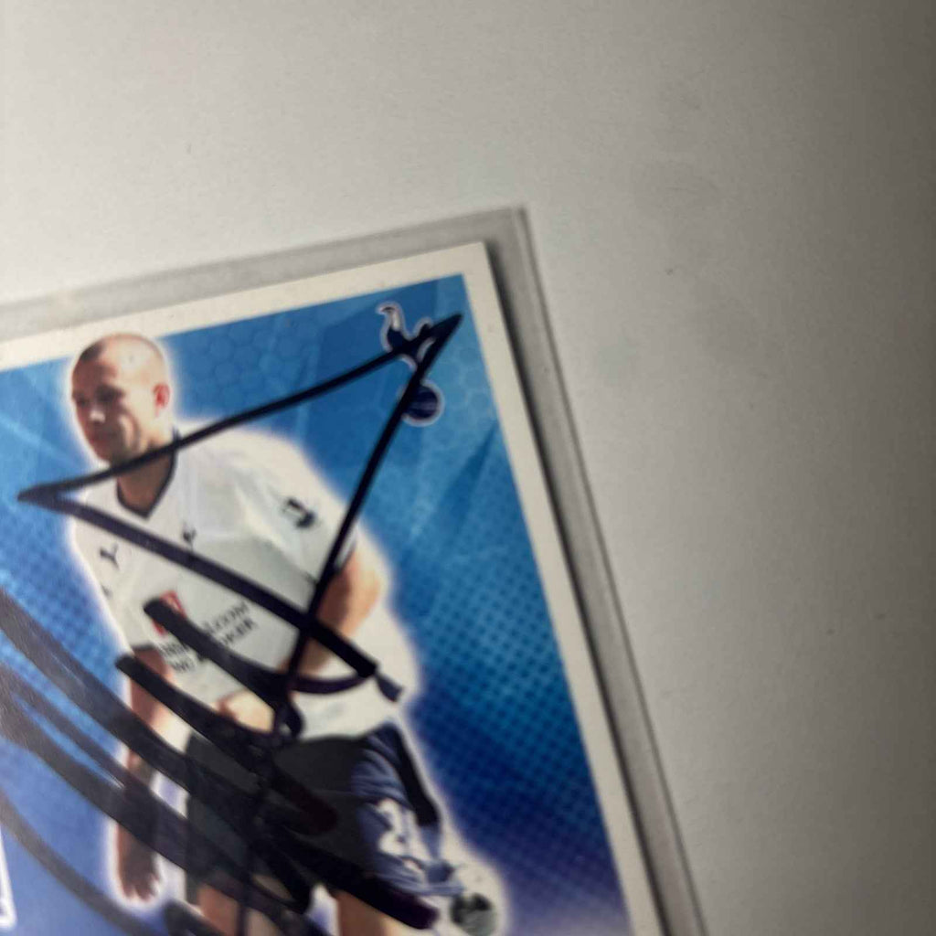 2008/09 Signed Topps Match Attax Trading Card - Alan Hutton, Tottenham Hotspur