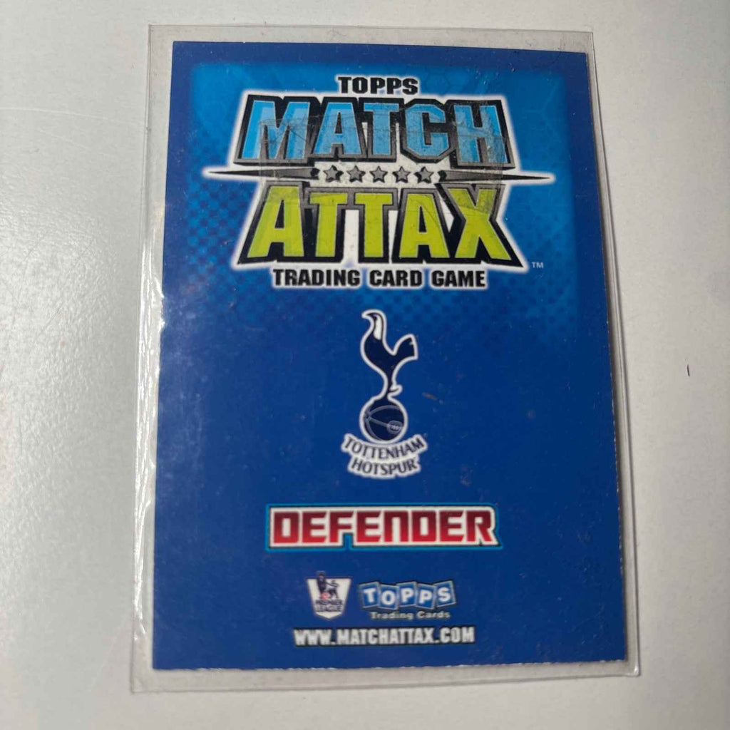 2008/09 Signed Topps Match Attax Trading Card - Alan Hutton, Tottenham Hotspur