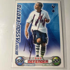2008/09 Signed Topps Match Attax Card - Benoit Assou-Ekotto, Tottenham Hotspur