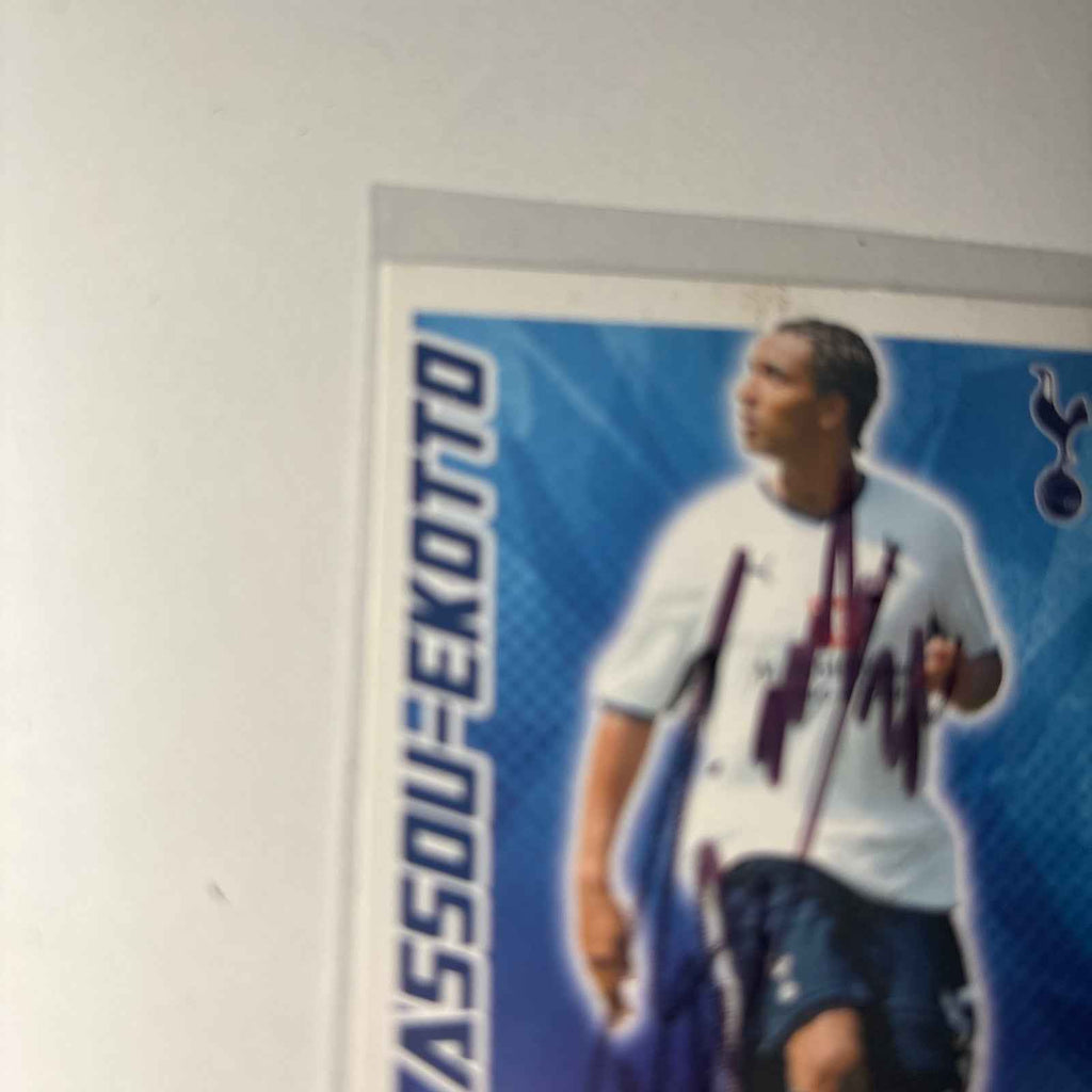 2008/09 Signed Topps Match Attax Card - Benoit Assou-Ekotto, Tottenham Hotspur