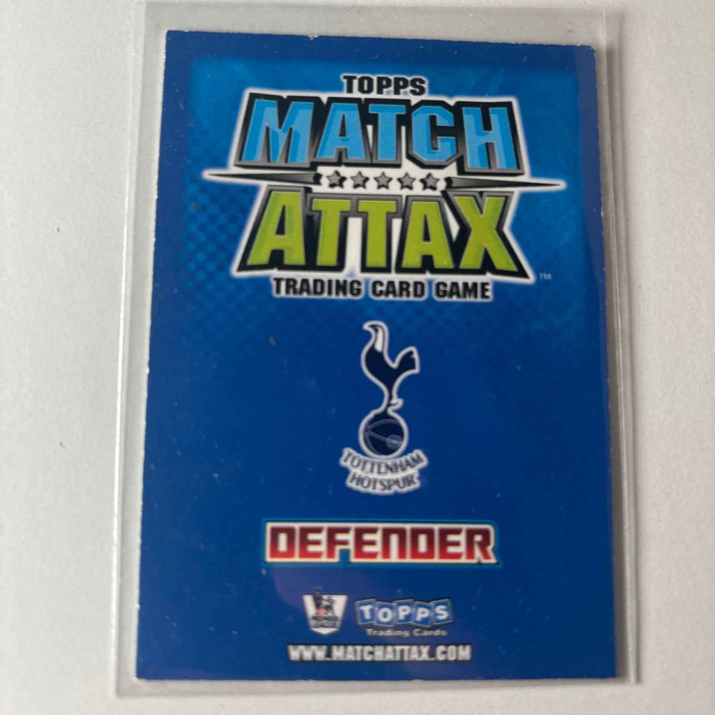 2008/09 Signed Topps Match Attax Card - Benoit Assou-Ekotto, Tottenham Hotspur