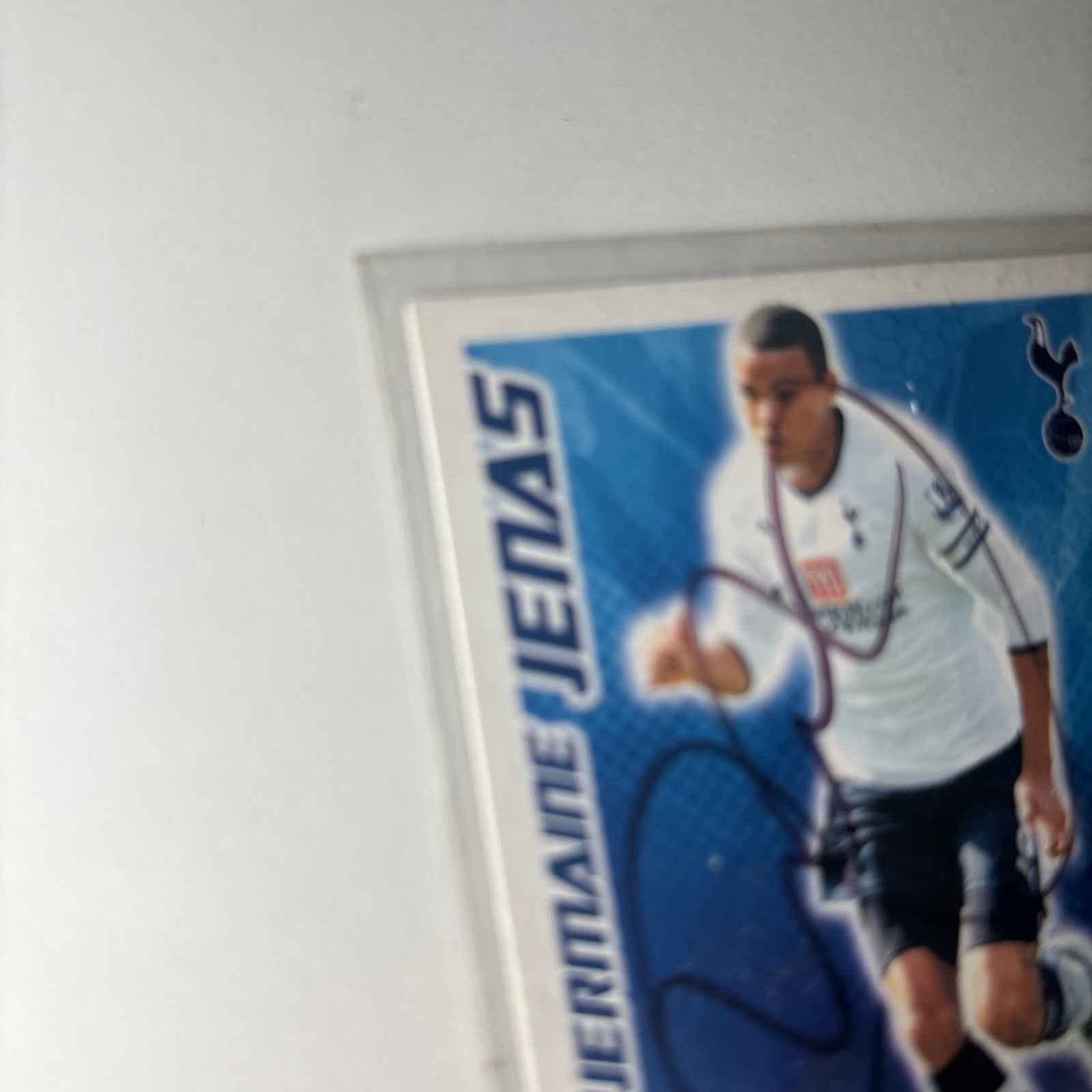 2008/09 Signed Topps Match Attax Card - Jermaine Jenas Tottenham Hotspur