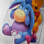 Disney Winnie the Pooh Decorative Wall Stickers Large 40cm Sheets~Pooh & Eaore