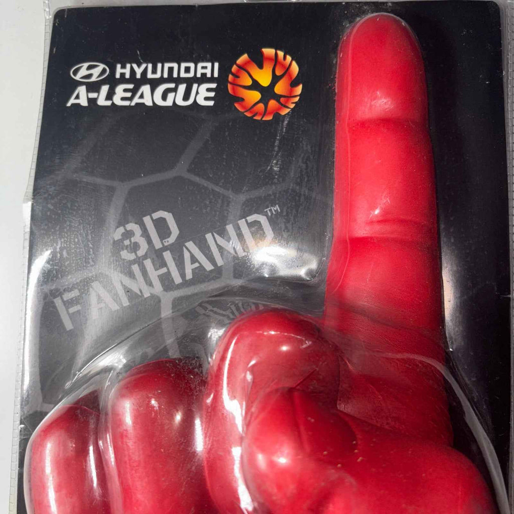 Newcastle Jets CLUB SUPPORTER 3D Fan hand Foam Hand A-league- OOP Rare