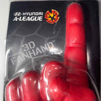 Newcastle Jets CLUB SUPPORTER 3D Fan hand Foam Hand A-league- OOP Rare