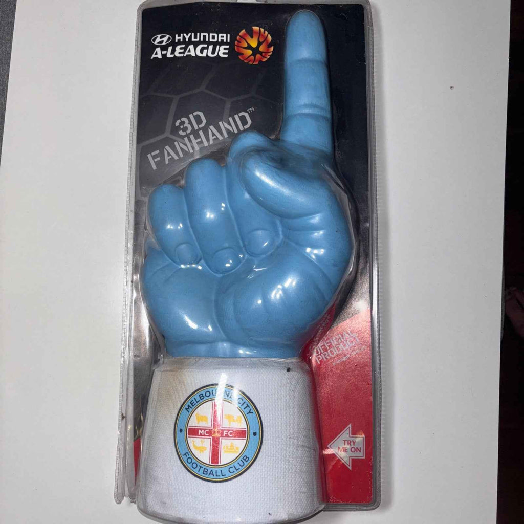 Melbourne Victory CLUB SUPPORTER 3D Fan hand Foam Hand A-league- OOP Stain