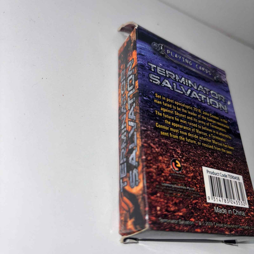 TERMINATOR 2 PLAYING CARDS 2009 NEW IN BOX -RARE