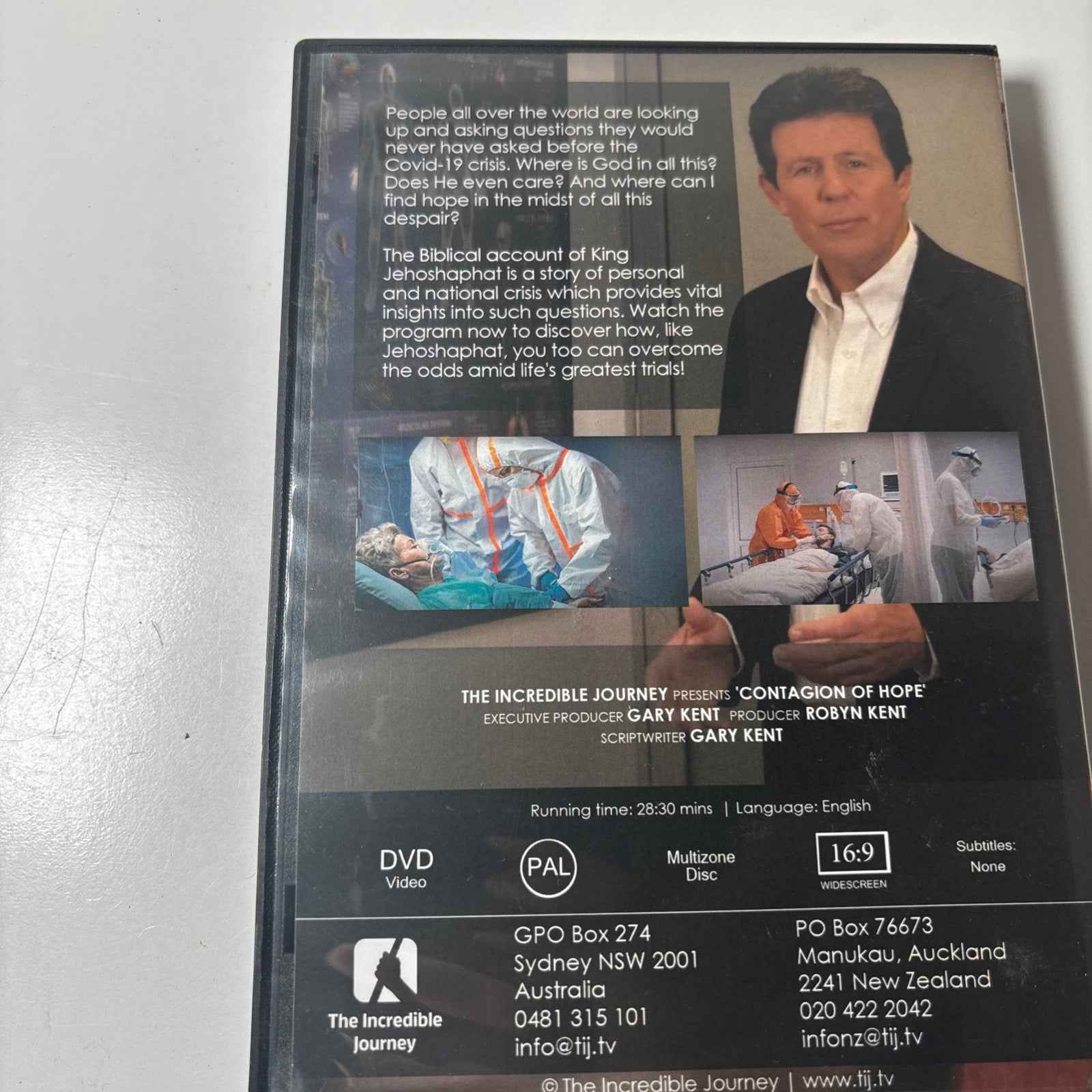 Contagion of Hope DVD- Gary Kent - Incredible Journey