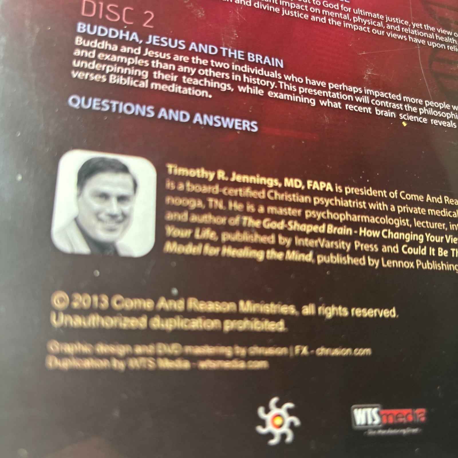 God and Your Brain DVD 2010 Seminar by Timothy R. Jennings MD FAPA