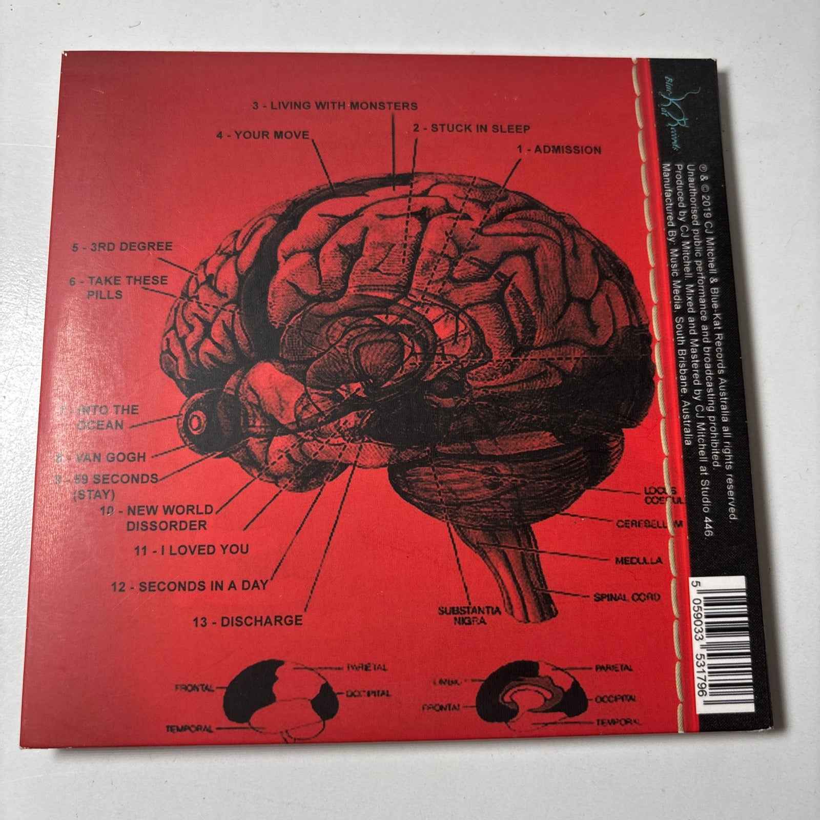 CJ Mitchell - Tales From The Asylum CD - Extremely Rare