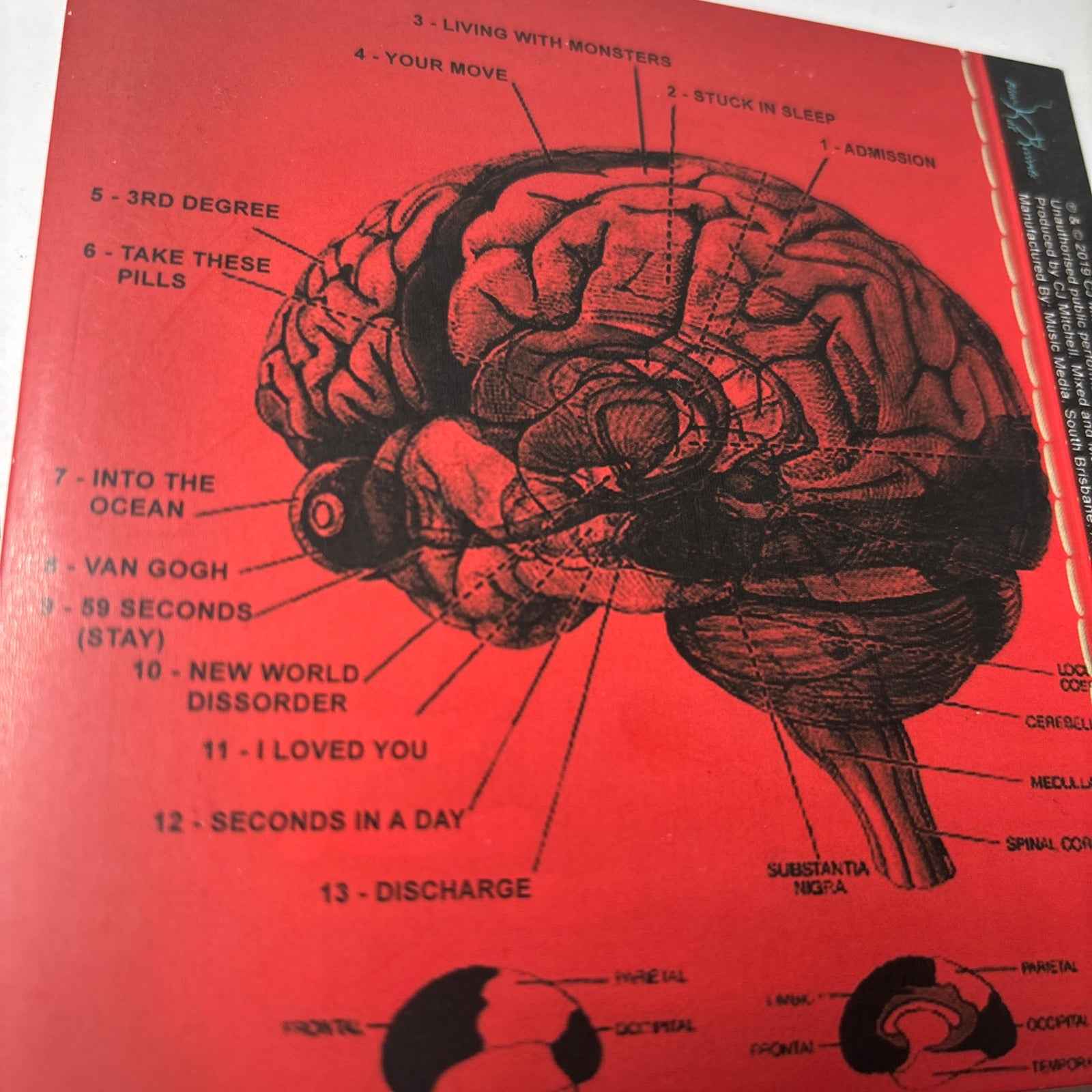 CJ Mitchell - Tales From The Asylum CD - Extremely Rare
