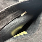 Diesel Women's Prairie Black Oiled Leather Tall Pull On Boots Size 8.5