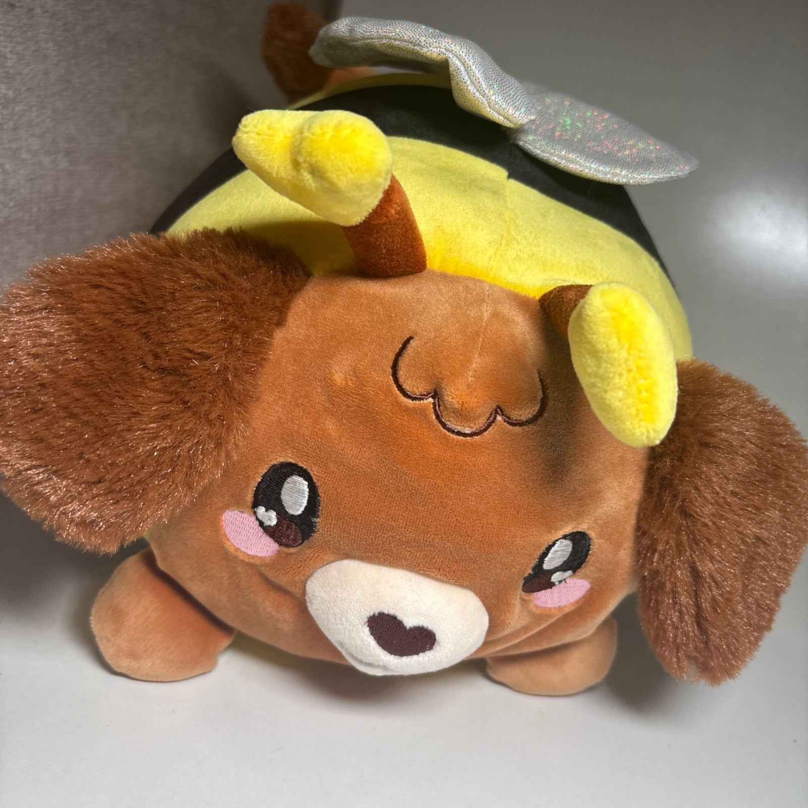 Korimco Mixamals Rare 21CM Dog & Bee Plush Toy