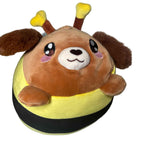 Korimco Mixamals Rare 21CM Dog & Bee Plush Toy