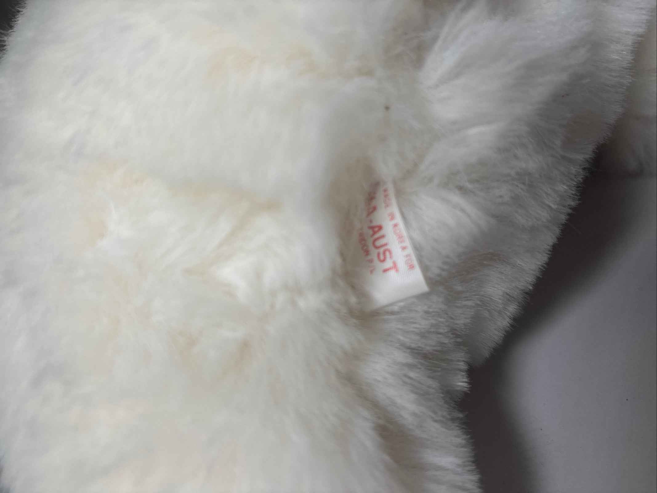 45cm Polar Bear W Santa Animal Toy Gray White Black K&M International Australia