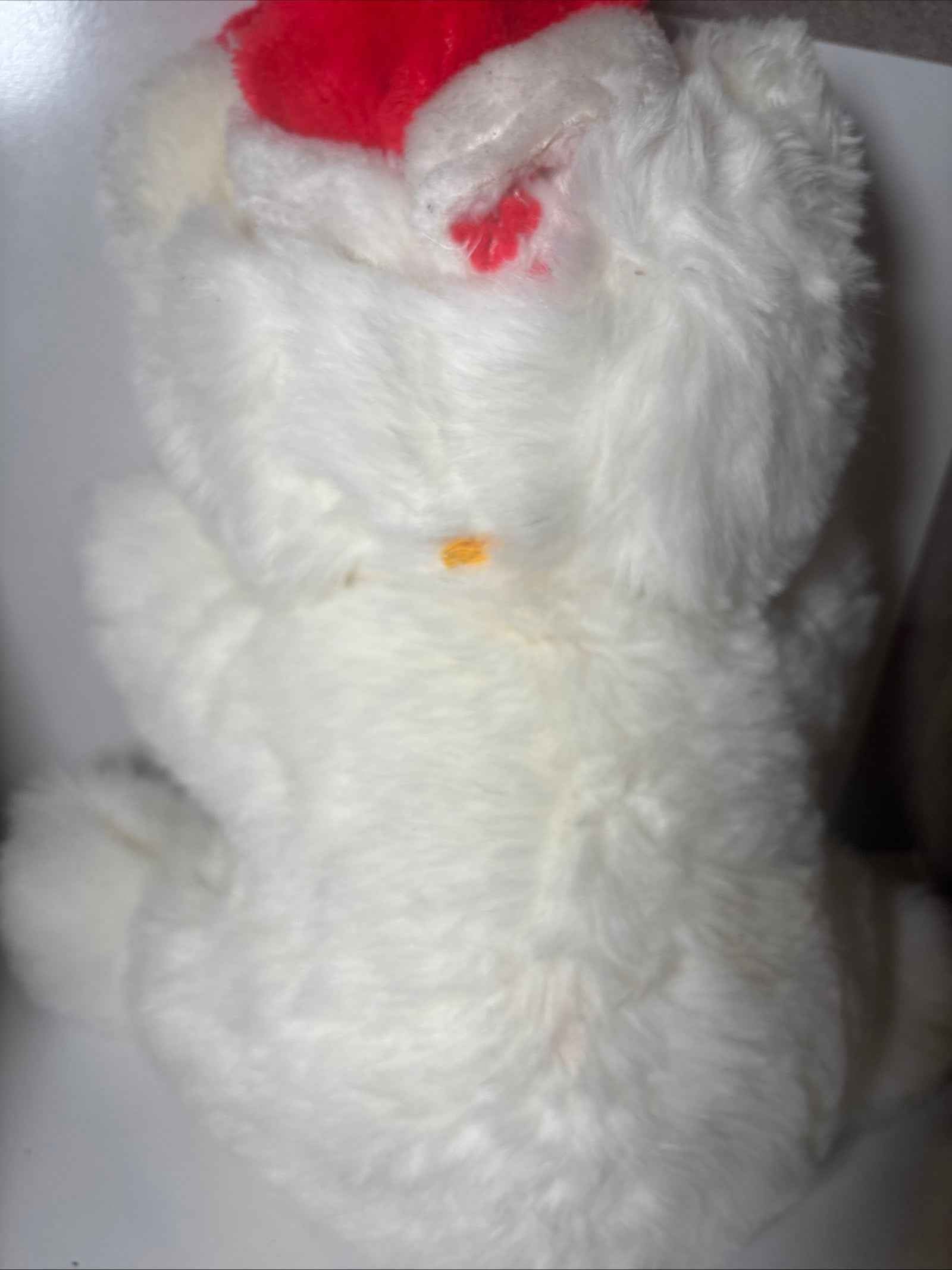 45cm Polar Bear W Santa Animal Toy Gray White Black K&M International Australia