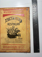 W.S KIMPTON & SONS Roller Flour Millers Melbourne 1908 Metal Sign