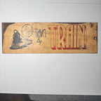 Travel By Train "Fast Service"  Vintage Metal Wall Sign 30cm
