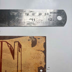 Travel By Train "Fast Service"  Vintage Metal Wall Sign 30cm