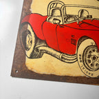 METAL SIGN - 1964 AC Cobra Powered by Ford - Vintage Look Metal Sign Repop 30cm