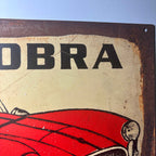 METAL SIGN - 1964 AC Cobra Powered by Ford - Vintage Look Metal Sign Repop 30cm