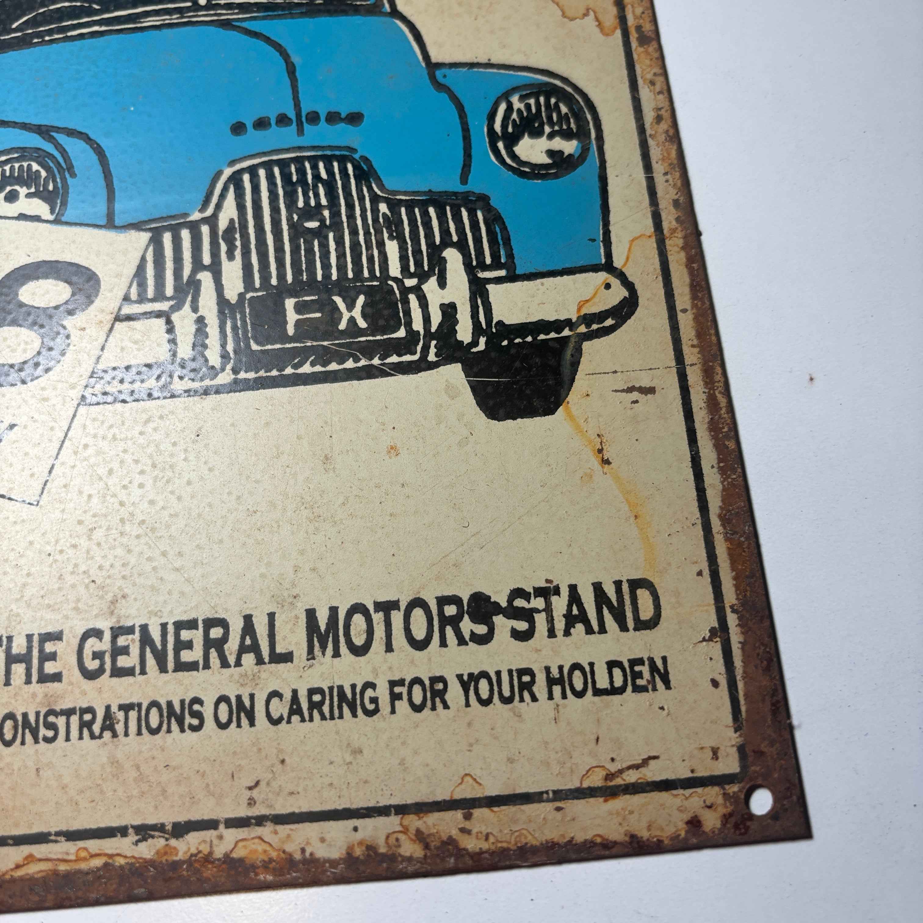 1948 Sydney Motor Show HOLDEN Vintage Home Décor, Shed-Garage Bar Tin Metal Sign