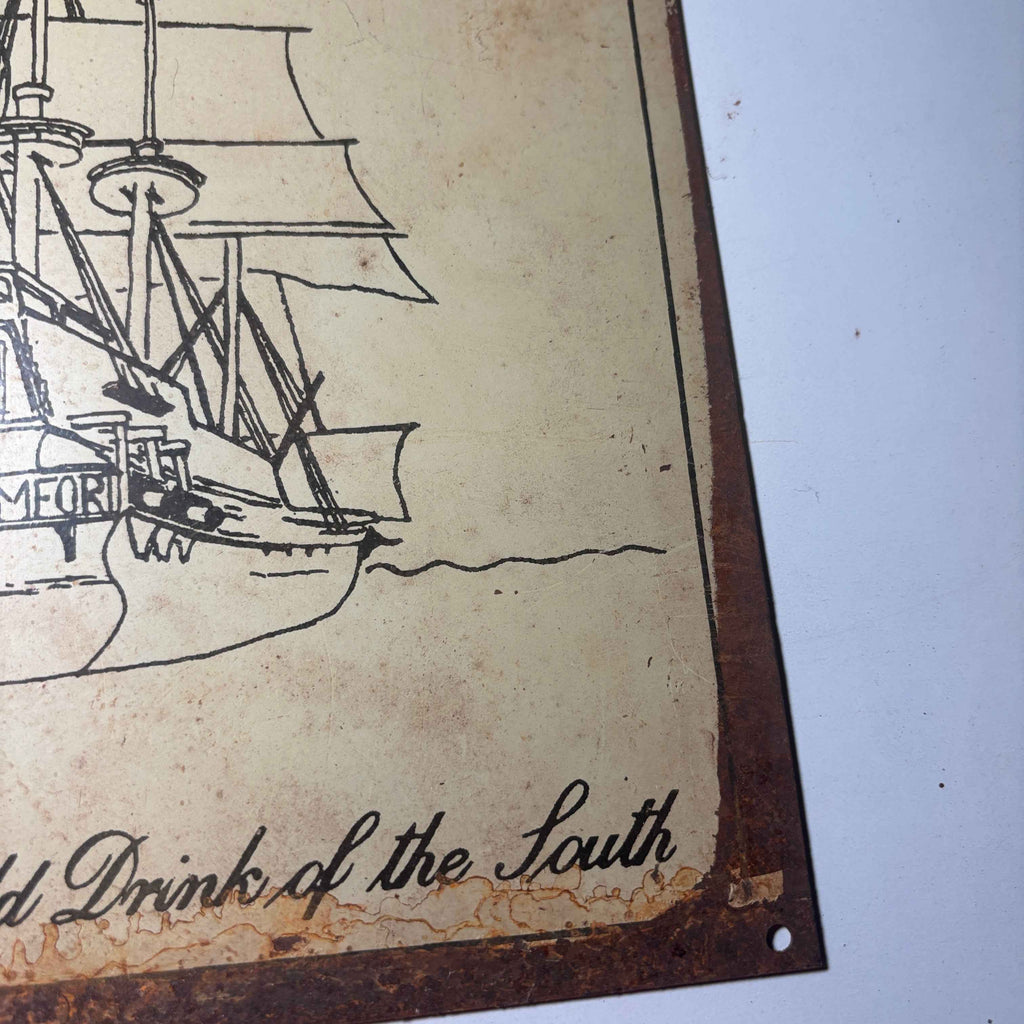 Southern Comfort Alcohol Bar Rustic Tin Metal Sign Man cave  Australian made