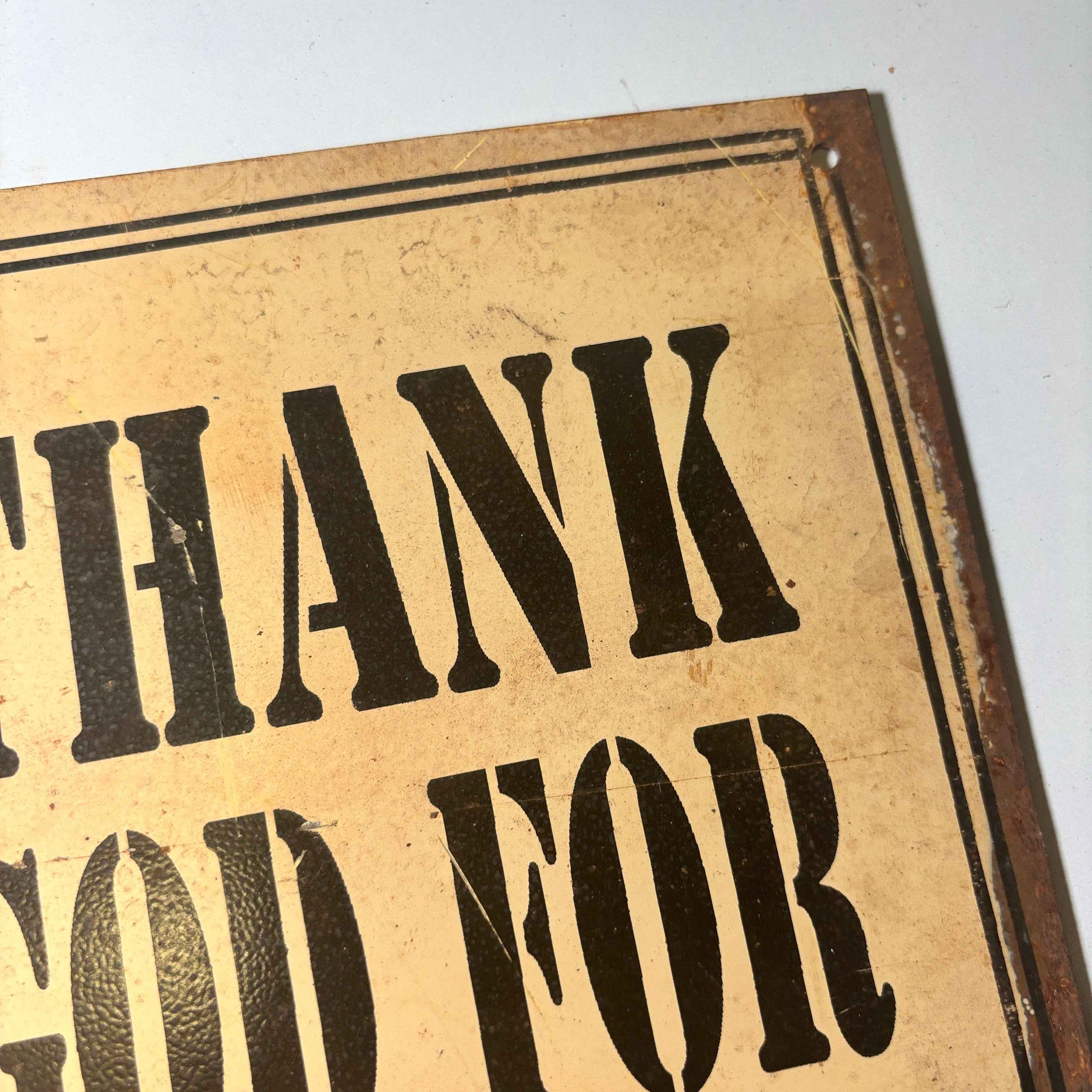 Guinness Beer - Thank God for Guinness Type 2  Sign - 30cm x 20cm
