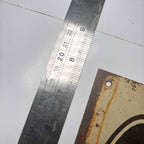 "1957 FORD THUNDERBIRD" METAL ADVERTISING SIGN 30sm x 20cm VTG.