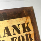 Guinness Beer - Thank God for Guinness Type 1 Sign - 30cm x 20cm