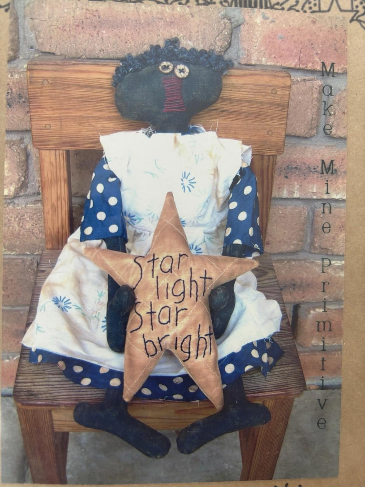 Make Mine Primitive #5 Sratlight Patchwork Cottagecore Sew Craft Pattern - Come Sell Nearly Anything