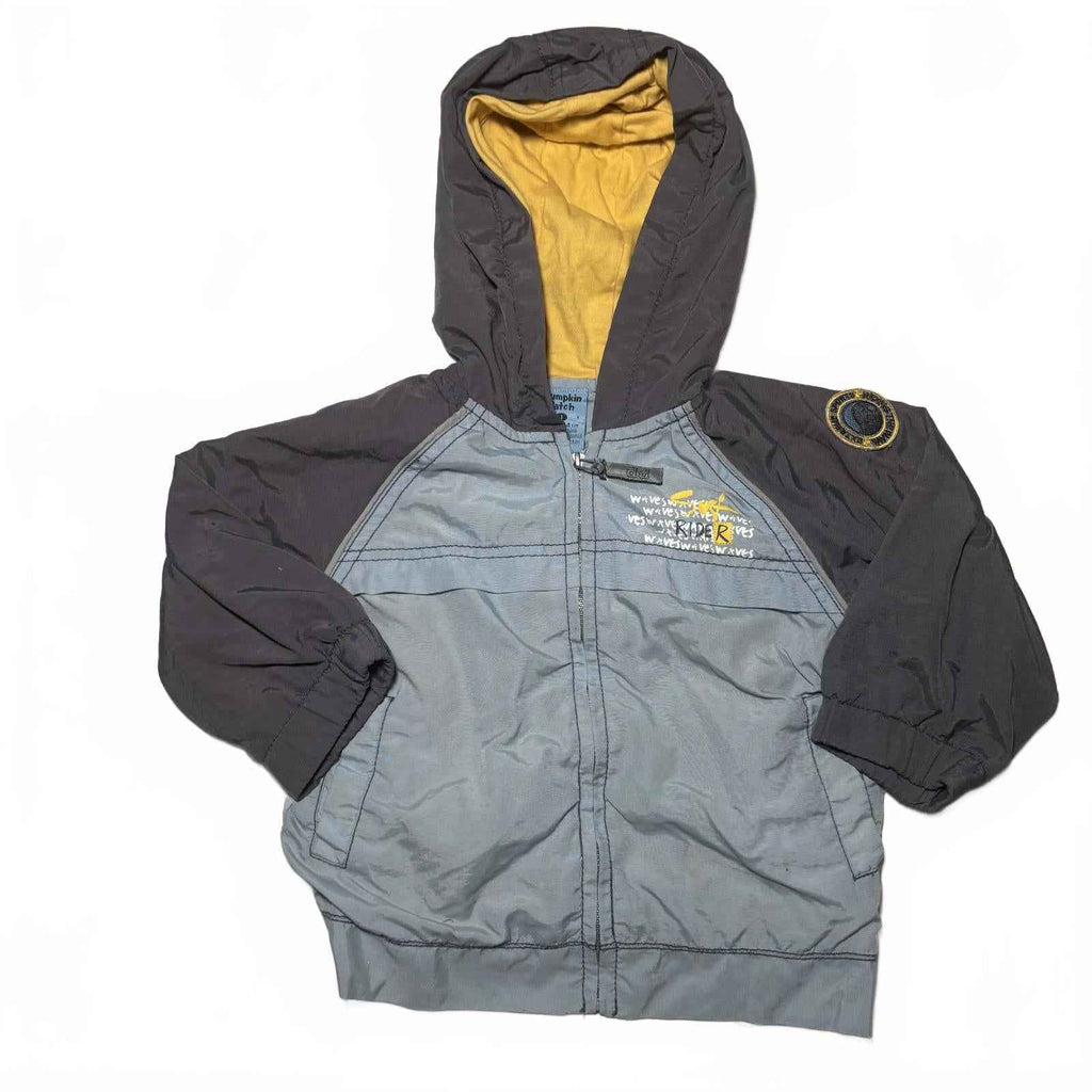 Pumpkin Patch Baby Toddler Hooded Jacket Size 1 84cm Lightweight Windbreaker