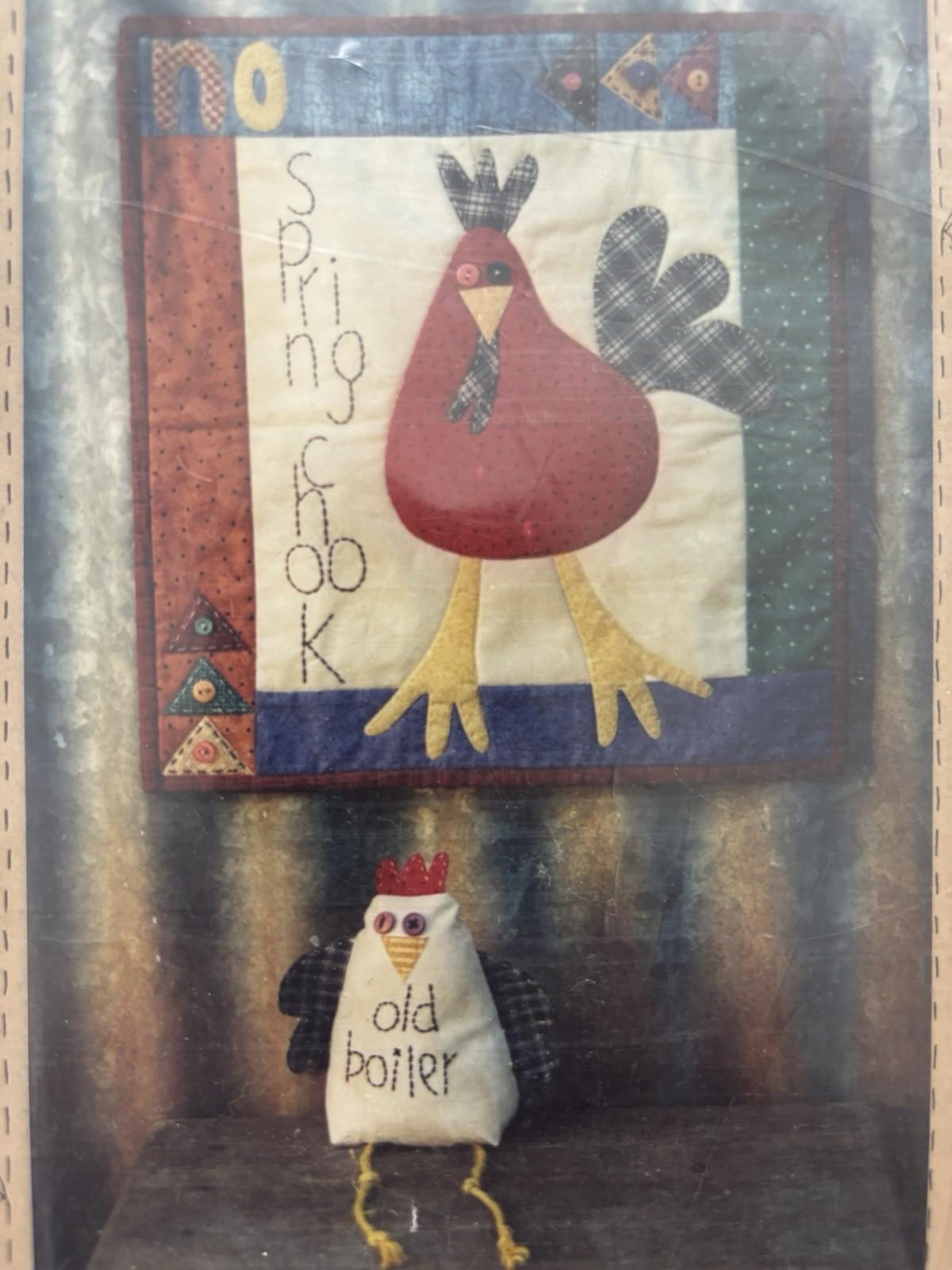 The Chook Shed - Old Boiler - Patchwork Wall Hanger Sew Pattern Vintage Craft - Come Sell Nearly Anything