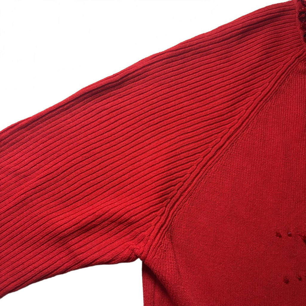 Yagmour Women's Red Embellished Sweater - Come Sell Nearly Anything