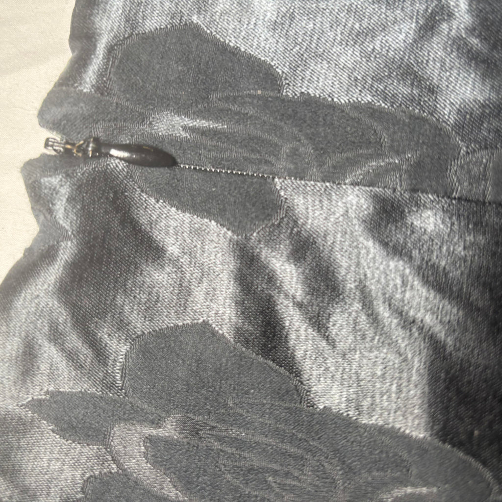 KS Selection Black Floral Jacquard Pencil Skirt Size M - Come Sell Nearly Anything