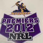 Melbourne Storm NRL 2020 Premiers Premiership Supersized Mega Car 25cm Sticker.