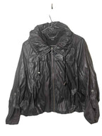 FOREVER NEW WOMEN  Dark Grey Rain Cropped Lined JACKET  SIZE 16