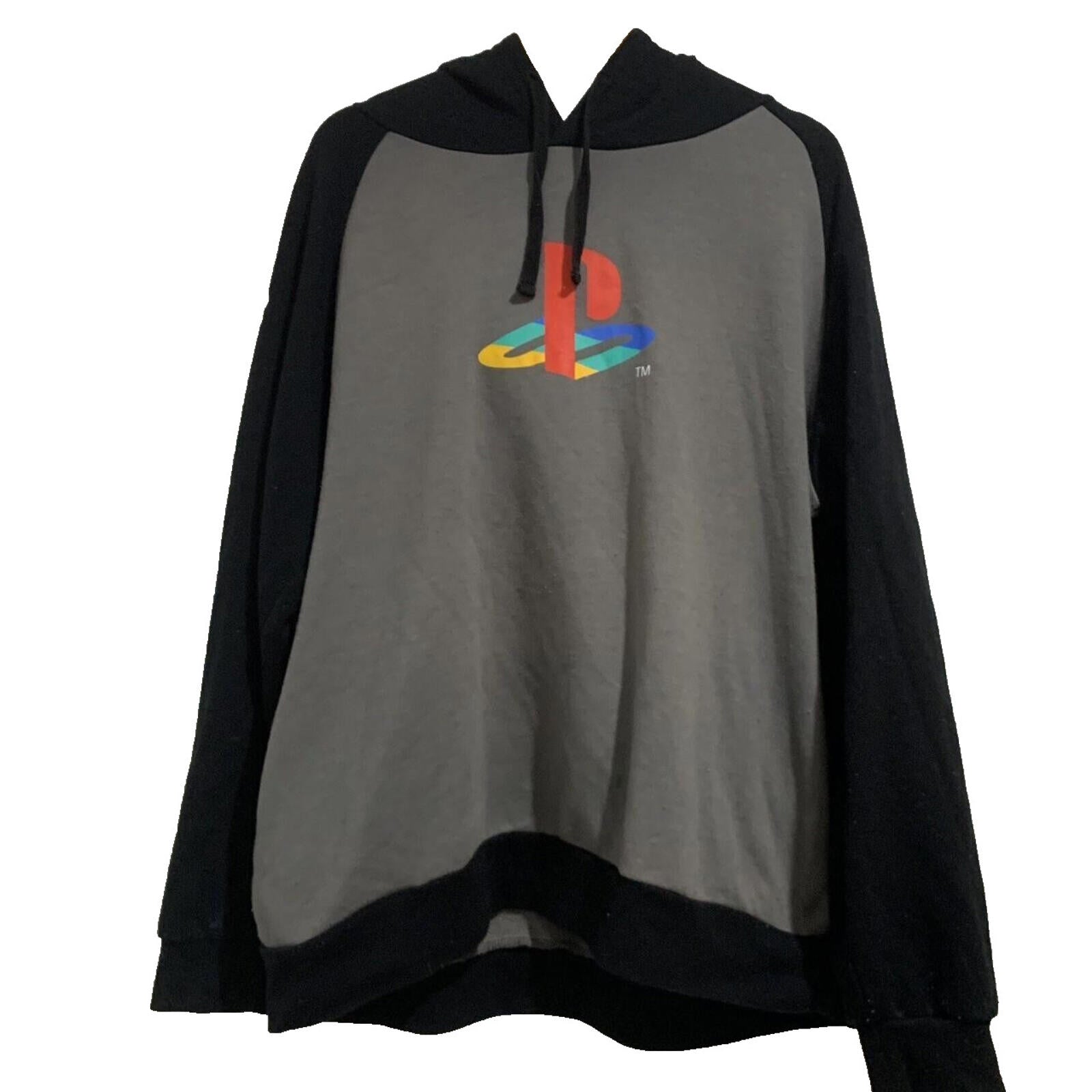 PlayStation Hoody Grey And Black Sleeve Japanese Size 2xl. - Come Sell Nearly Anything