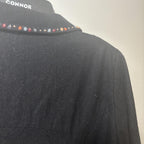 ANNE LEWIS Wool Jacket, fully lined, black Coloured trim. Size 16 - Come Sell Nearly Anything