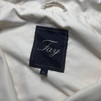 Fay Women's Trench Coat Size L Cream Double-Breasted   #TrenchCoat #Fay - Come Sell Nearly Anything