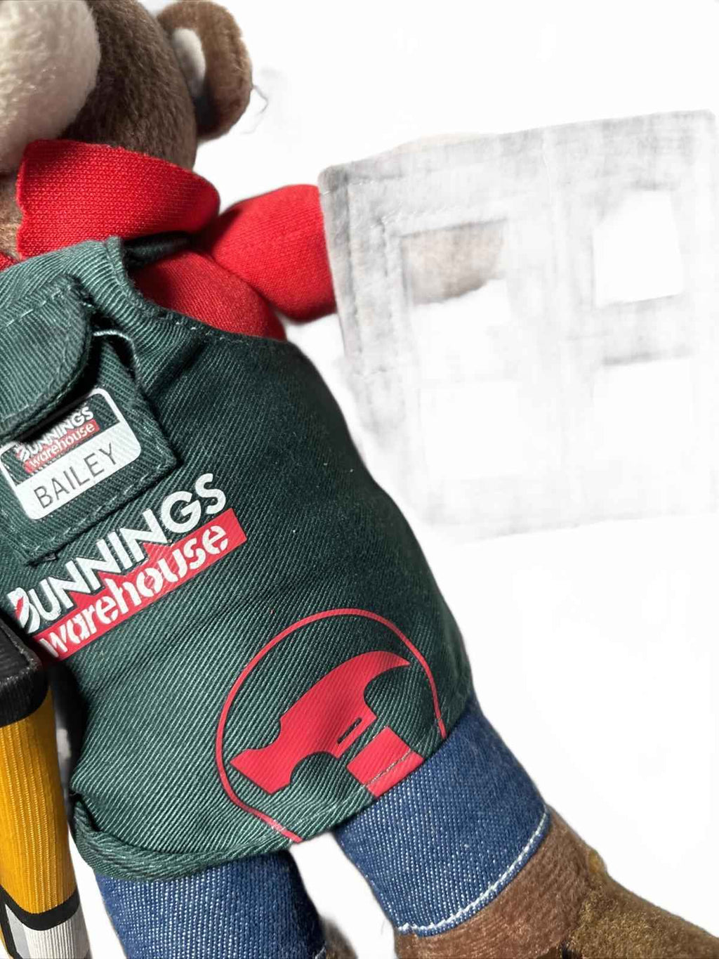Bunnings Warehouse Bailey Bear Plush Toy with Accessories