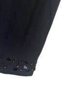 Lulus Women Size Small Black Mini Dress Shift Short Sleeve Zipper back Lined - Come Sell Nearly Anything