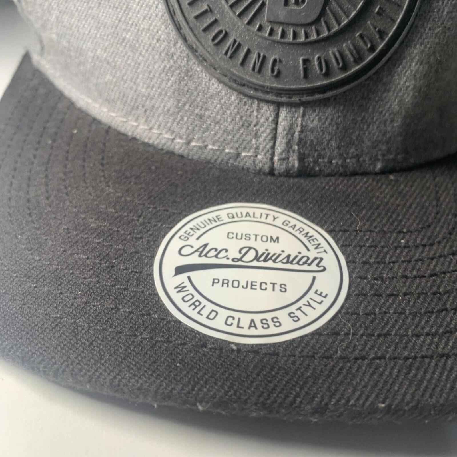 like a Boss cycling cap hat.  Place Sport. Black And Gray Adjustable