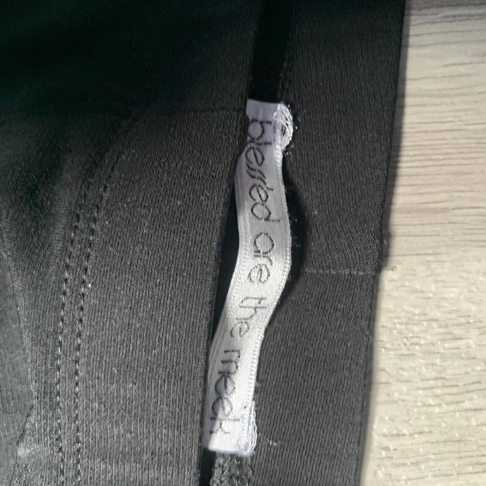 Blessed Are The Meek Womens Black Pants Size XS Slink W/ Sequin Zip - Come Sell Nearly Anything