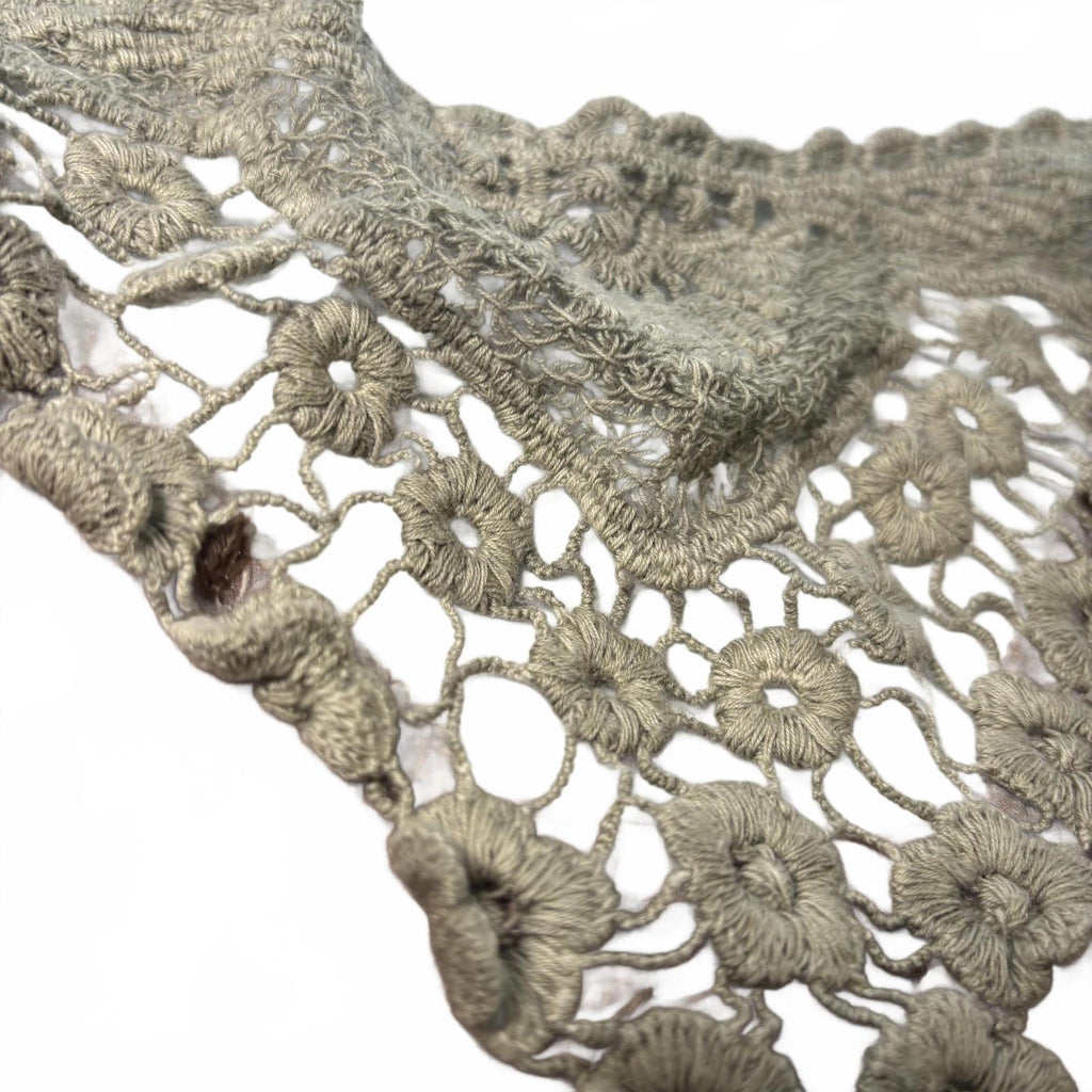 Hearts & Roses Women's Long Sleeve Top Size M Brown Embellished - Come Sell Nearly Anything