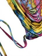 Fashion Nova Women's Long Sleeve Tie-Dye Ruched Dress 2XL Y2K Summer