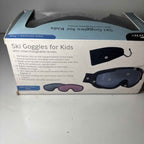 Crane Ski Goggles For Kids with Exchangeable Lenses Dark Mirrored & Pink Lenses