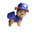 Paw Patrol Rubble & Construction Crew 2.5” “Mix” Purple Figure Toy